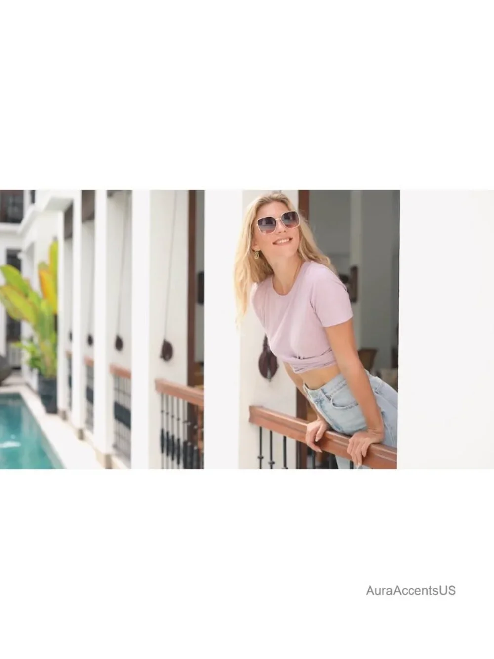 Oversized Square Metal Frame Sunglasses UV400 Full Frame Unisex Adult